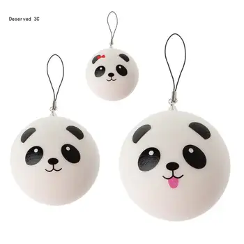 R9CB Panda Squishy Aburit Bun Sac de Telefon Pandantiv Agatatoare Breloc Copil Jucărie Cadou