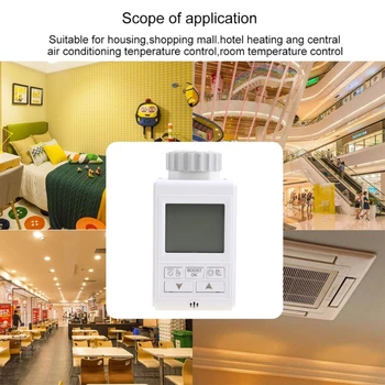 Radiator Termostat Termostat Temp Controler Programabil pentru Casa Mall