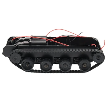 Rc Rezervor Inteligent Robot Tank Car Chassis Kit De Cauciuc Piesa Șenile Pentru Arduino 130 Motor Diy Robot De Jucarii Pentru Copii
