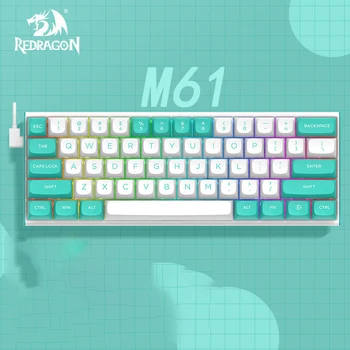 Redragon M61 cu Fir Magnetic Axa Tastatură Mecanică 8k Hz Rt Tastatura Reglabil Calea Cheie Rgb cu iluminare din spate 61-cheie de Esports Tastatura