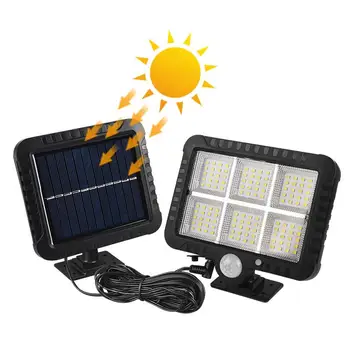 Reglabil Spoturi Versatil cu Senzor de Mișcare de economisire a Energiei Impermeabil în aer liber, Miscare Activat, Lampa Solara de Securitate Lumini