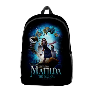 Roald Dahl Matilda Film Muzical Rucsac Școală Elev Geanta Unisex cu Fermoar Daypack 2023 Casual Traval Sac Sac Harajuku