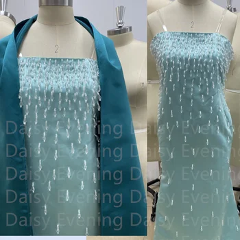 Rochie de Seară de lux 2023 Cristal Modernă 2-Bucata Geaca de Glezna-Lungime Elegant Rochie de Bal Arabia Saudită Formale de Nunta rochie de Petrecere