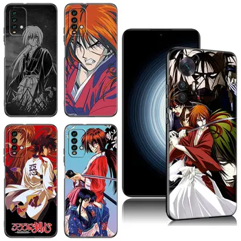 Rurouni Kenshin Anime Negru Telefon Caz Pentru Xiaomi Redmi 7A 8A 9A 10A 11A 9C 10C 12C, 13C Prim 11 A1 A2 Plus 12 4G Notă 9T 12R