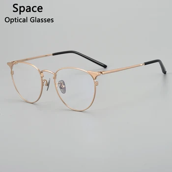 S-960T Titan Pur rame de ochelari pentru barbati optice ochelari Miopie rotund ochelari de lectură femei personalizate ochelari