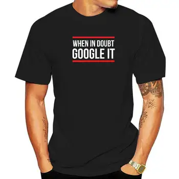 Sarcastic Internet Glumă Atunci Când În Dubiu T-Shirt Stil Simplu Tricou Topuri Tricouri Pentru Barbati Funky Bumbac Europa Top T-Shirt