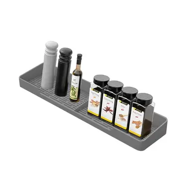 Silicon Aragaz condimentele Magnetic Plită Raft Bucătărie Sticle de Stocare de 15 inch Lungime Magnetic Raft Bucătărie Organizator