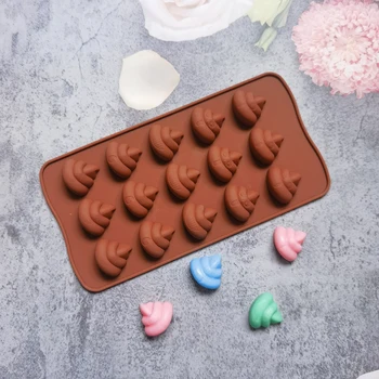 Silicon Mucegai Ciocolata 3D Bicarbonat de Mucegai Distractiv de Copt Instrumente Pentru Jeleu Bomboane Scaun Forma de Tort de Fructe Gadget-uri de Bucătărie DIY de Casă
