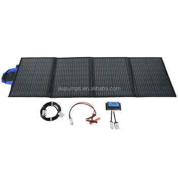 Solar pliabil Pătură Mono 100W Portabil, Durabil și rezistent la apă Panou Fără Suport pentru Camping, Drumeții RV