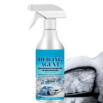 Spray De Dezghețare Parbriz De-Icer Pentru Parbriz Auto 2 Oz Minim Răzuire A Îmbunătăți Vizibilitatea Gheață Remover Spray Pentru Topire
