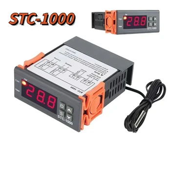 STC-1000 STC 1000 LED Termostat Digital pentru Temperatura Incubator Termostat Controler Releu Încălzire Răcire 12V 24V 220V