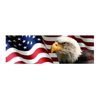 Suflare în Vânt U. S. Un Steag Hawk Fereastra Decal pentru t.u.k., Suv-Uri, Autoturisme, Camionete, Cu Steagul American Instalare Ușoară