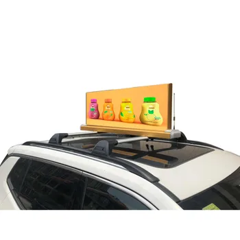 Super-Luminos Wifi în aer liber Digital Signage și Afișează Acoperiș Masina de Taxi de Publicitate Full HD de Culoare P2.5 Taxi Sus Ecran Cu Led-Uri