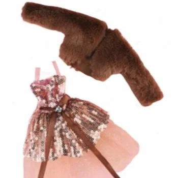 TA10 Jucărie frumoasă rochie haina roz violet costume de haine Pentru 1/6 FR FR2 Xinyi ST Bbie păpuși