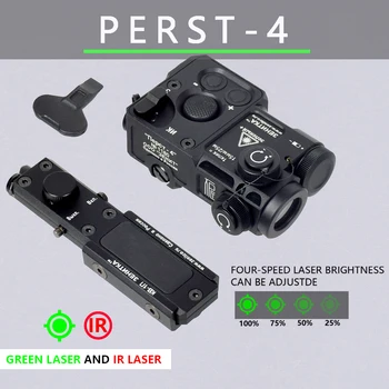 Taciitcal Zenitco PERST 4 DISPOZITIV COMBINAT GEN.3.0 Verde IR Laser Pointer DBAL PEQ NGAL MAWL AK47 AK74 ar15 Accesorii Metalice