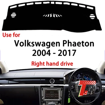 TAIJS fabrica de înaltă calitate piele de Căprioară de bord acoperi forVolkswagen Phaeton 2004-2017 volan pe Dreapta fierbinte de vânzare