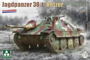 TAKOM 2170X 1/35 Jagdpanzer 38(t) - Hetzer Producția Timpurie Nu Interior Ediție Limitată