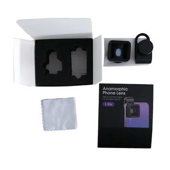 Telefon Mobil 1.33 X Lat Anamorphic Lens Film Obiectiv Portabil Cu Ecran Lat, Ecran Lat De Înlocuire