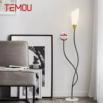 TEMOU Contemporane Clepsidră Etaj Lămpi LED 3 Culori Creative Standard Lumini de Decor Pentru Casa Living Dormitor