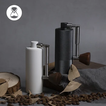 Timpmai Nano Parte Rasnita de Cafea din Oțel Inoxidabil Burr Manual Rasnita de Cafea cu Mâner Pliabil