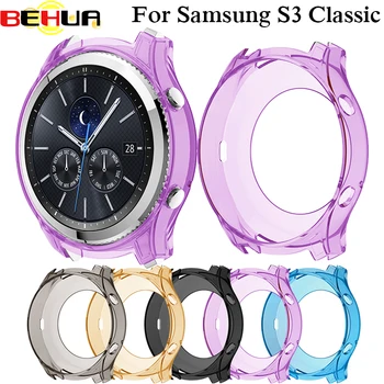 TPU-husa de Protectie Pentru Samsung Galaxy Gear S3 Clasic Smart Watch Caz de Protecție Pentru Samsung Gear S3 Ceas Clasic Accesoriu