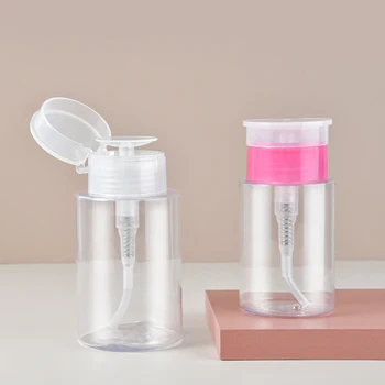 Transparent Pompa de Sticle de Călătorie Sticle de accesorii de Frumusete 100ml/200ml de presă sticla de ulei de curățare tonifiere sticla de apa de Toner
