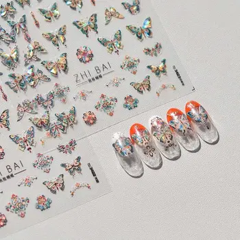 Unghii DIY Farmece autoadezive Stil Chinezesc Culori Fluture Fluture Unghii Autocolante de Unghii Consumabile Fluture de Decorare Arta de Unghii
