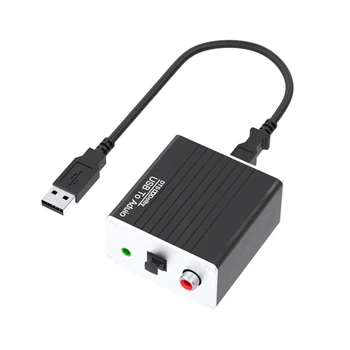 USB Audio Converter PC placa de Sunet pentru PS5-3.5 mm Difuzor AUX Converter Fibre Coaxial DTS Dolby 5.1 Codul Sursă