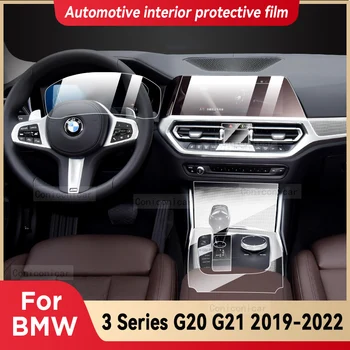 Ușa de la mașină Consola centrala mass-Media de Film Central de Navigare Ecran TPU Folie de protecție Accesorii Pentru BMW Seria 3 G20 G21 2019-2022