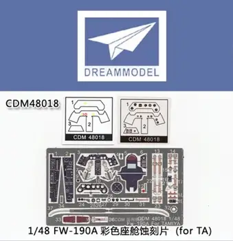 Vis Model CDM48018 1/48 FW-190A Colorate Cabina Foto Gravat Piese Pentru Tamiya TA61037