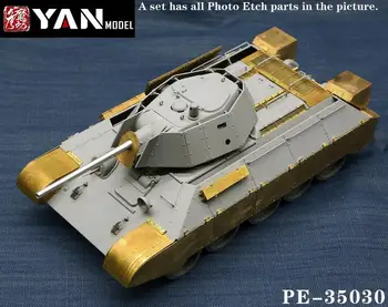 Yan Model PE-35030 Scara 1/35 T-34/76 Detalii Set de Frontieră Model BT-009