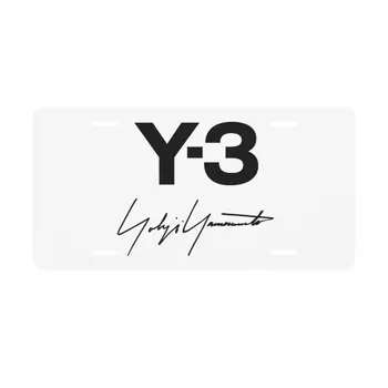 Yohji Yamamoto Înmatriculare Capacul de Aluminiu de Metal Noutate Decorative Masina Fata de Înmatriculare Vanitate Tag 12x6 Inch