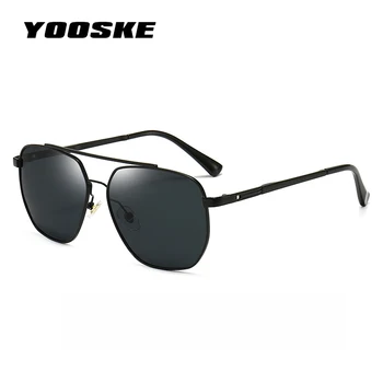 YOOSKE Epocă Pilot de Metal Polarizat ochelari de Soare pentru Barbati 2023 Sport de Conducere Punk Bărbați Ochelari de Soare Ochelari de Lux Design de Brand