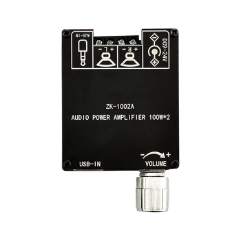ZK-1002A 5.1 Putere Bluetooth Bord Amplificator 100W Canal Amplificator de Bord cu Protecție la Scurt-Circuit pentru Caseta de Sunet