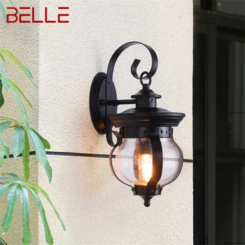 ·BELLE în aer liber Retro de Perete de Lumină Clasice, Candelabre, Lămpi rezistent la apa IP65 LED-uri Pentru Casa Prispa Villa